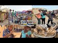 African Village life || Street food in Aflao ,Volta Region + market day || Ghana West Africa