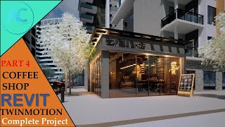 Coffee Shop | Part 4 | Complete Step By Step Project | Revit and Twinmotion Tutorial