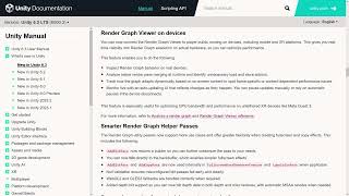 New In Unity 6.3: Render Graph Viewer on Devices