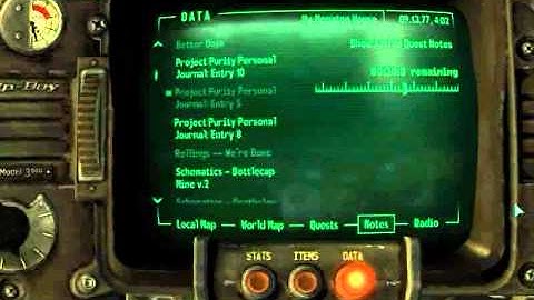 Fallout 3 Walkthrough - Pip Boy and Terminal #26 - PPPJ5