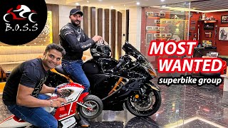 Batch Of Soul Superbikers B.O.S.S founder Supreet Sehgal and his wonderful collection - King Indian