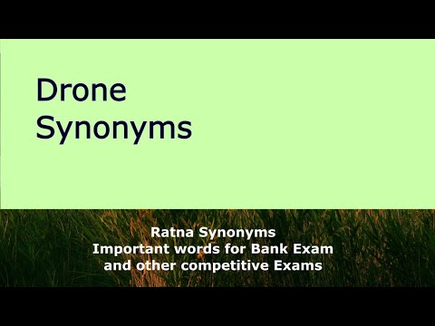 Synonyms Drone - YouTube