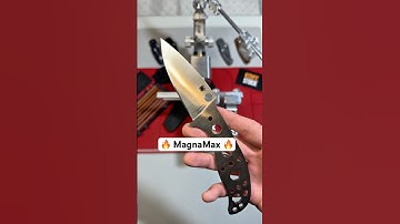 Sharpening Spyderco New Super Steel 🔥 Sharpness Test! 😳 #knifesharpening
