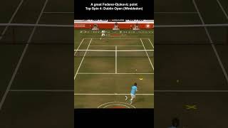 A great Federer-Djokovic point in Top Spin 4 (Dublin Open/Wimbledon) #TopSpin4 #TopSpin2K25