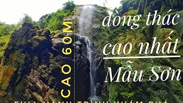 hành trình khám phá dòng thác cao nhất Mẫu Sơn
