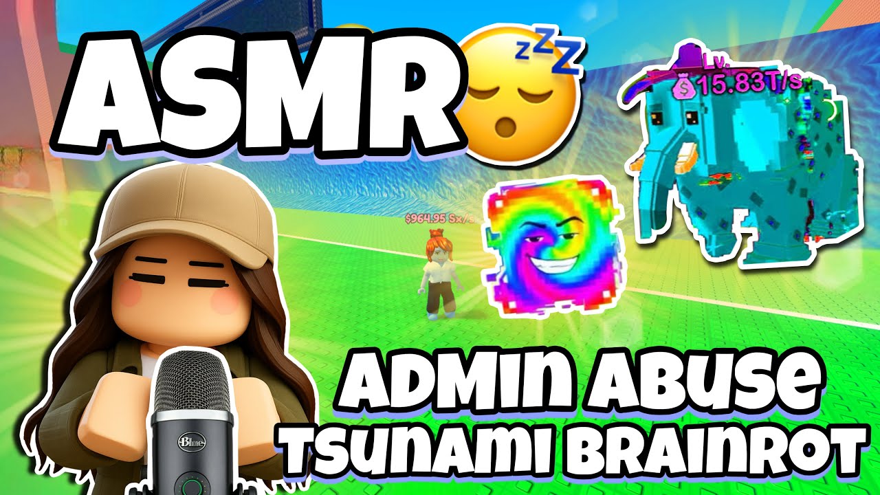 ASMR Français • CHUCHOTEMENT ET ADMIN ABUSE SUR TSUNAMI BRAINROT POUR T’ENDORMIR ! 😴💧