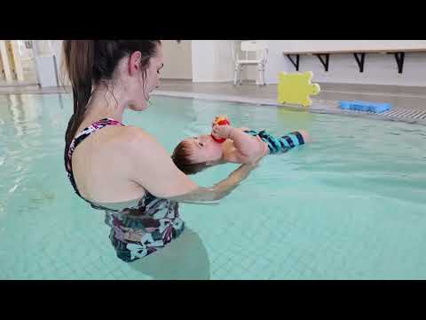 Back Float Roll Overs with Parent