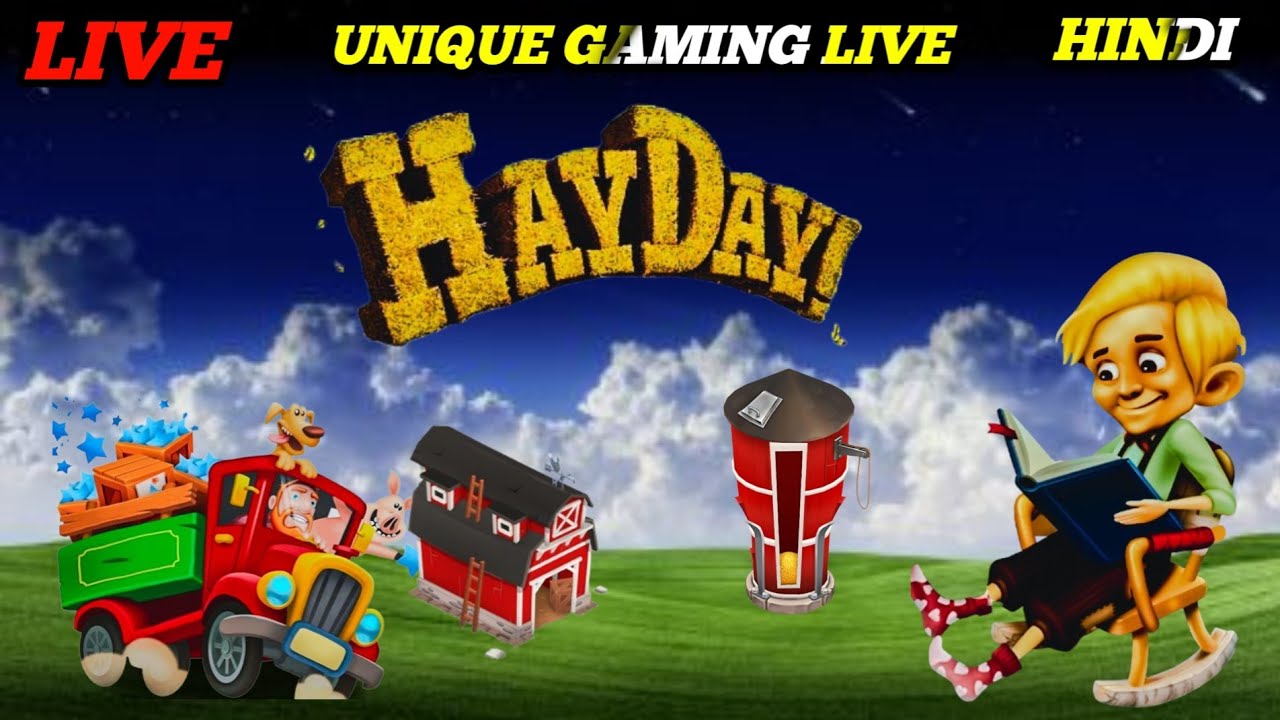 🌾 Hay Day Live Day 9 | Full Farming Fun & Market Trading | Hindi 