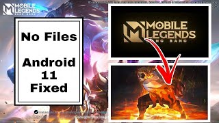 How to change ML Intro No Files Empty Files in Android Data How to change ML Intro