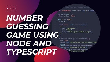 GIAIC | Run TypeScript Project Number Guessing Game and Publish Project on NPM | TypeScript | NodeJS