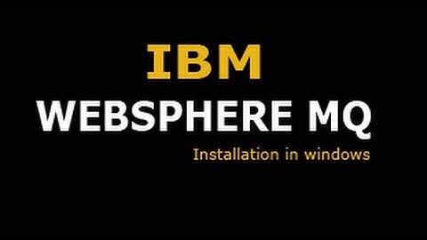Latest WebSphere MQ(v8.x) installation guide in Windows10 - 2017