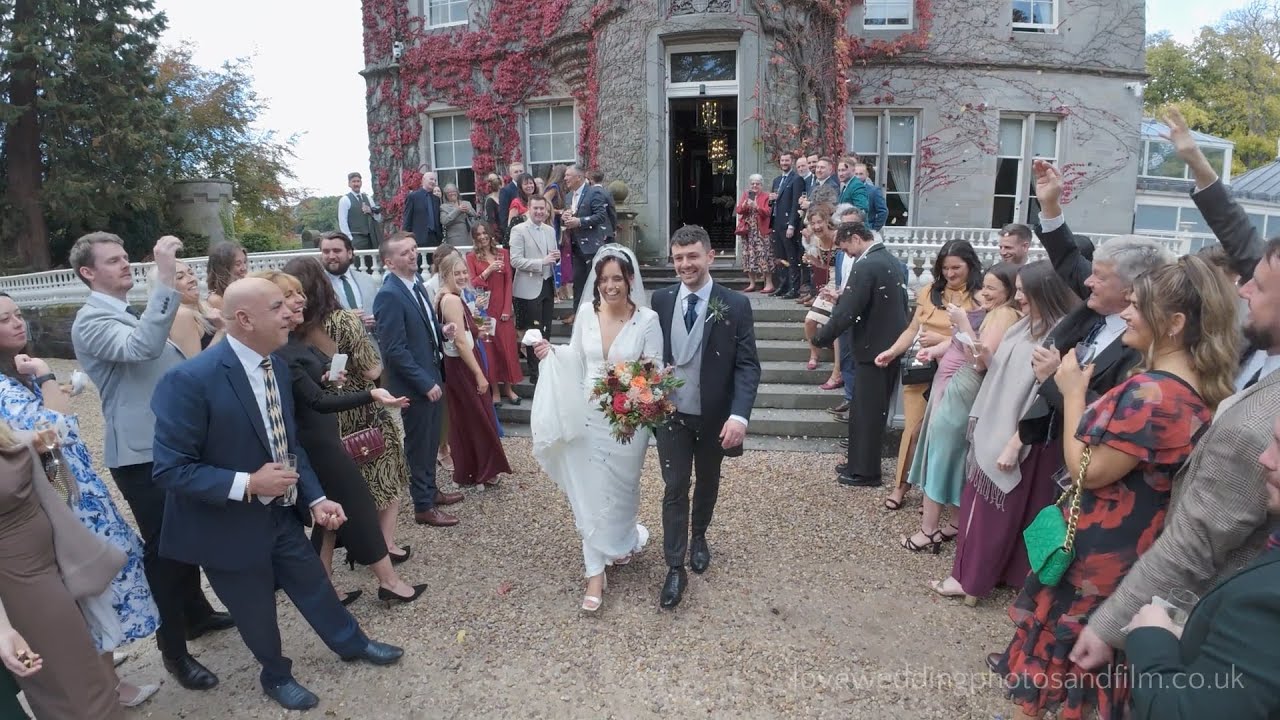 Carlowrie Castle Wedding Video. Charlotte and Will's Highlights Film