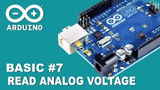 Arduino tutorial | Basic #7-  Read Analog Voltage