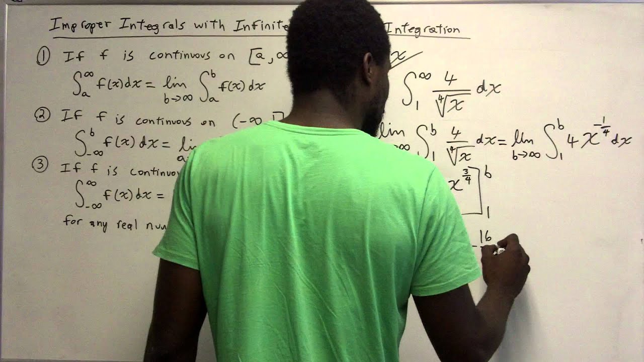 Improper Integrals With Infinite Limits video to gif