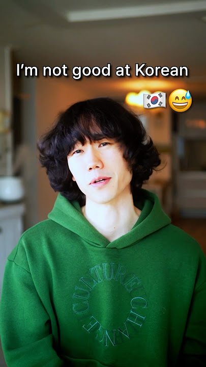 How to say “I’m not good at Korean” 😏