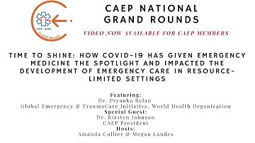Time to Shine  How COVID19 has given EM the spotlight & impacted care in resource ltd settings