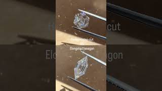 Hexagon vs Step Cut Diamond 💎 Which One is Better? | Unique Engagement Ring Guide #diamondring