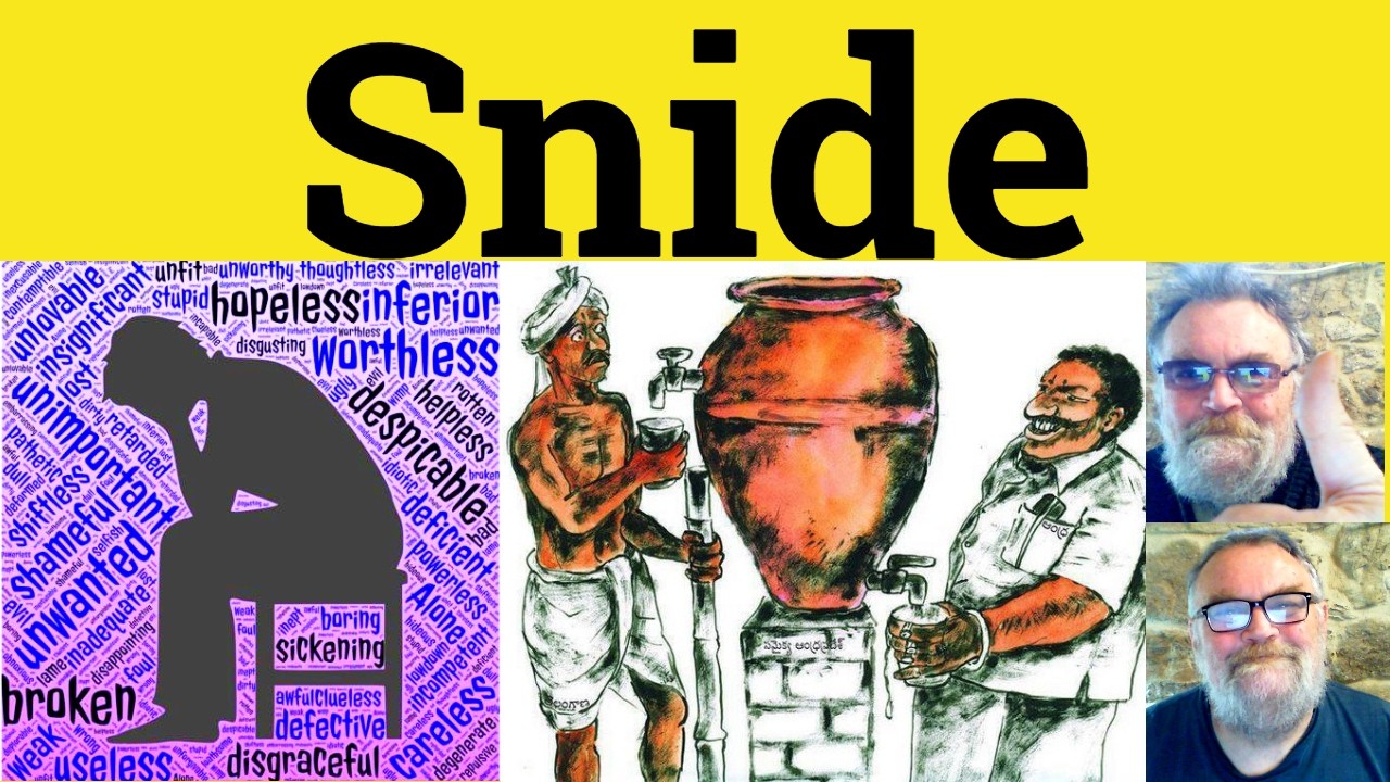 Snide Def 😎 Snide Meaning - Snide Definition - Snide Defined - Snide Examples ...
