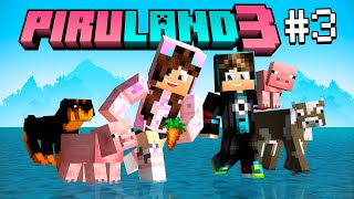 BUSCANDO ANIMALES EN EL AGUA 😅 CONSTRUIMOS GRANJA EN UN ÁRBOL 😱 Piruland 3 Cap 3 🔥 Sandra Cires Play