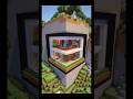 Minecraft mountain house #minecraft #shorts #youtubeshorts