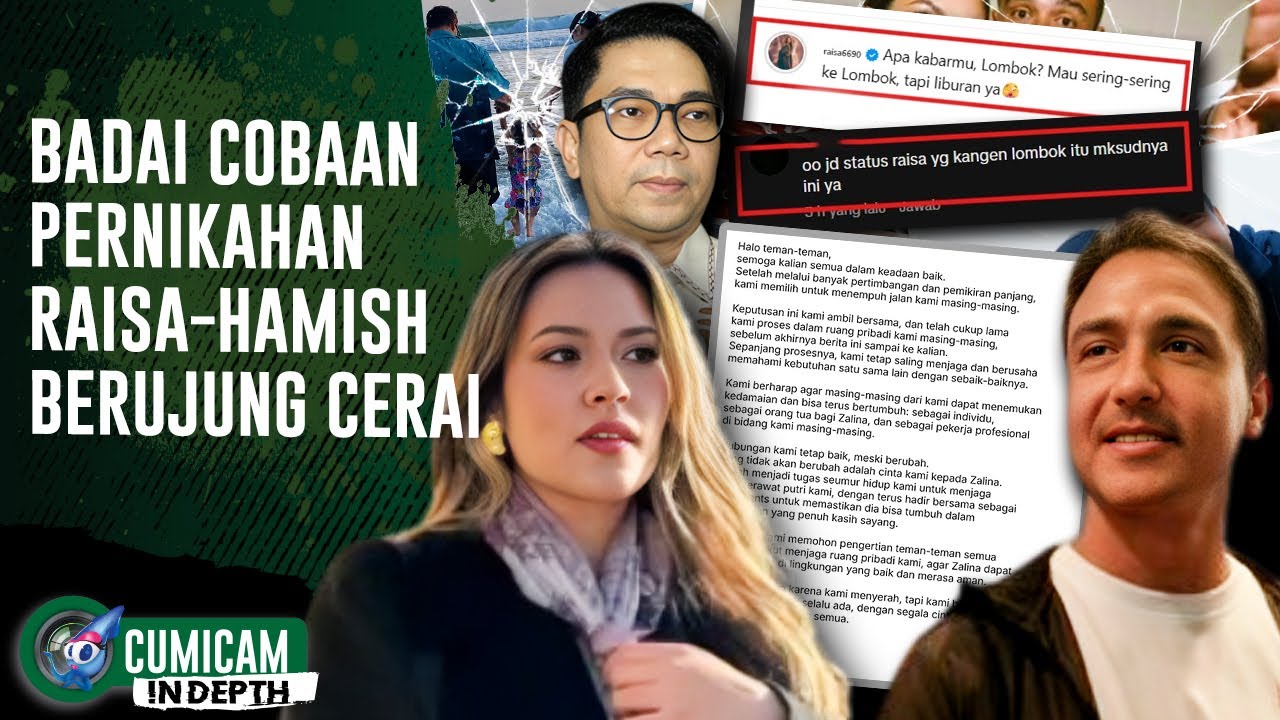 Badai Prahara Rumah Tangga Raisa Dengan Hamish Mulai Terkuak Sampai Memilih Cerai | INDEPTH
