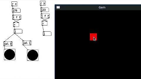 Pd Gem  Mouse movement direction   GUI