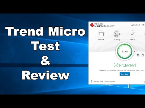 Trend Micro Antivirus Test & Review 2019 - Antivirus Security Review