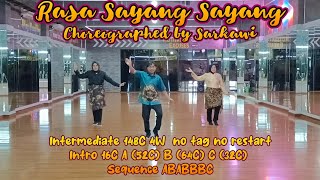 Rasa Sayang Sayang | Line Dance | Choreo by Sarkawi