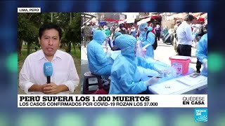 Informe desde Lima: Perú supera los 1.000 muertos por coronavirus