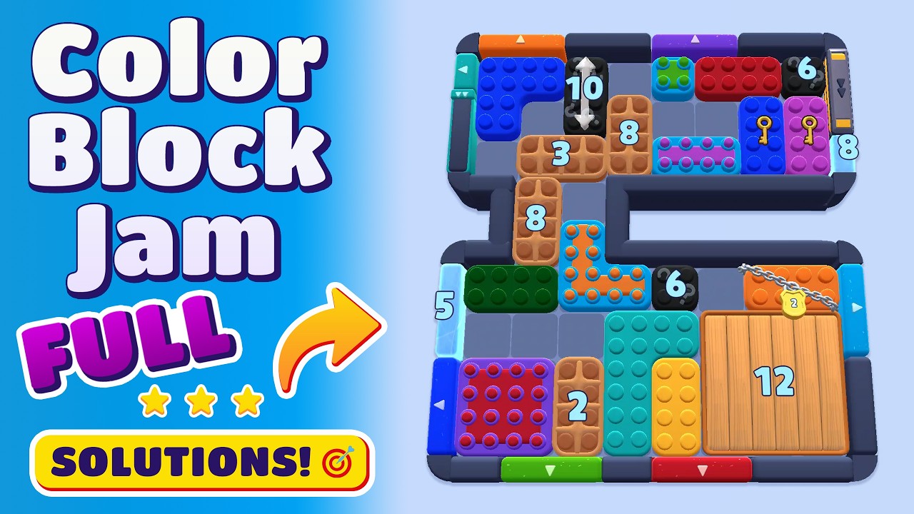 Blockb いろい Color Block Jam Level 1411 Walkthrough (1412, 1413, 1414 & 1415
