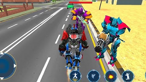 Mach Robot War Arena Game। 🎁Optimus Prime Multiple Transformation Jet Robot Car Game।