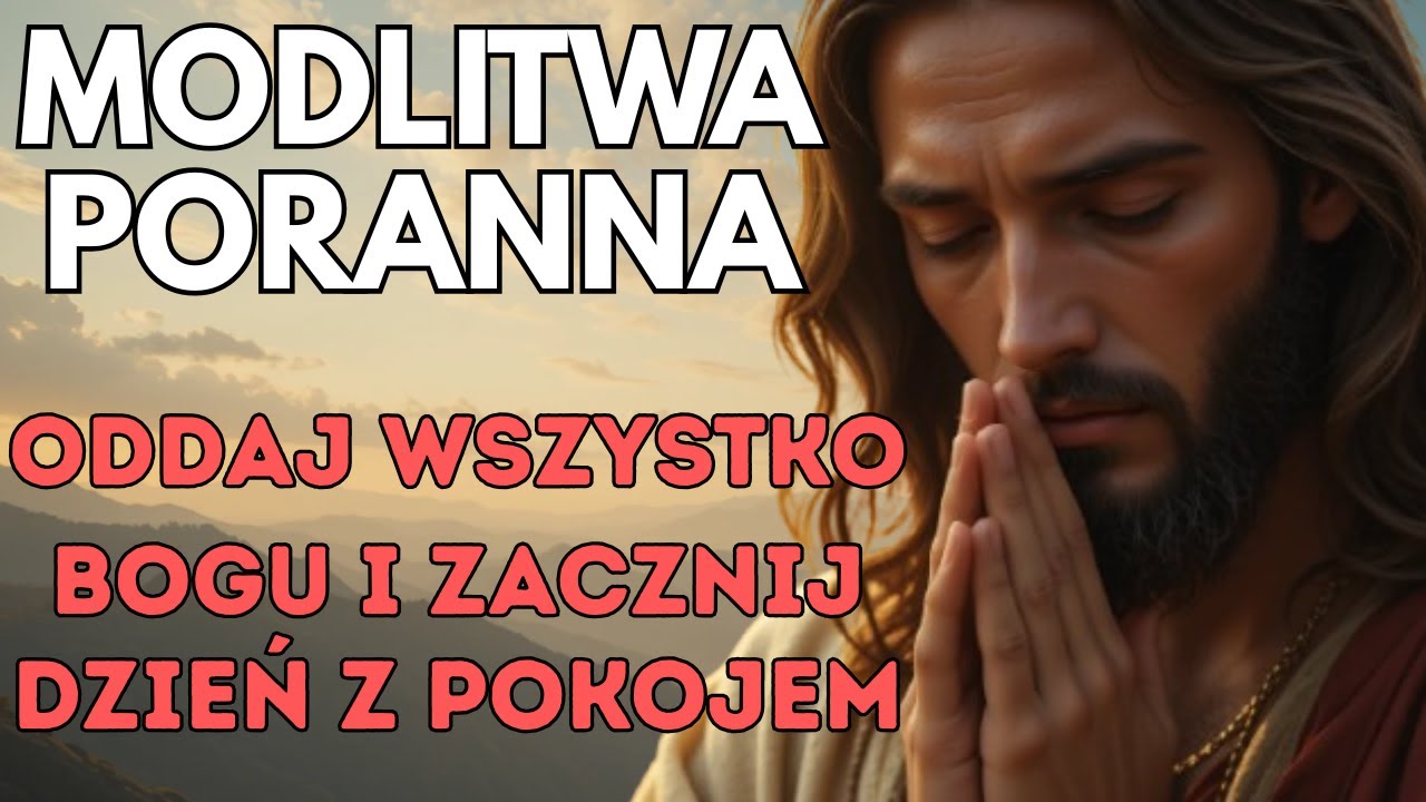 PORANNA MODLITWA, ABY ODDAĆ WSZYSTKIE ZMARTWIENIA BOGU 🙏 ZACZNIJ DZIEŃ Z POKOJEM I UFNOŚCIĄ