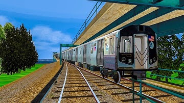 [OBND] openBVE RP Multiplayer Metro Subway Simulator: (A) To Far Rockaway