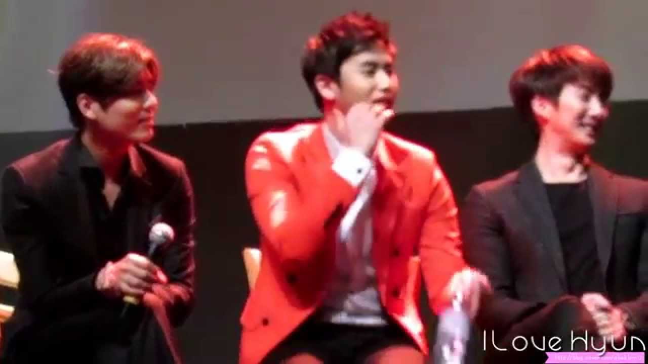 150117 서울지방경찰청홍보단 콘서트 : 허영생(Heo Young Saeng),김규종(Kim Kyu Jong),김형준(Kim Hyung Jun)(SS501) - Talk