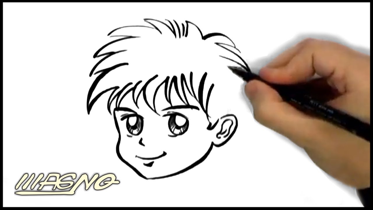 Como desenhar - Cabelo Mangá #2 (how to draw manga hair) 