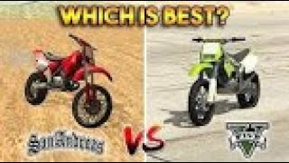 Gta 5 Sanchez Vs Gta San Andreas Sanchez Which Is Best?