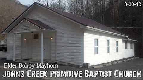 Elder Bobby Mayhorn preaching at Johns Creek Primi...