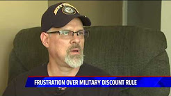 Military Discount Denied