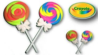 How to make Swirl Lollipops from Crayola Model Magic