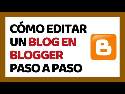 Vídeo: Como Editar Um Blog