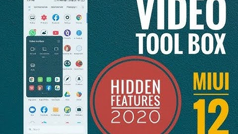 [HIDDEN FEATURES 2020] Video Tool Box MIUI 12 ! use any app as floating window in other app