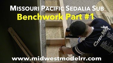 Building an N Scale Layout -- Benchwork Part 1