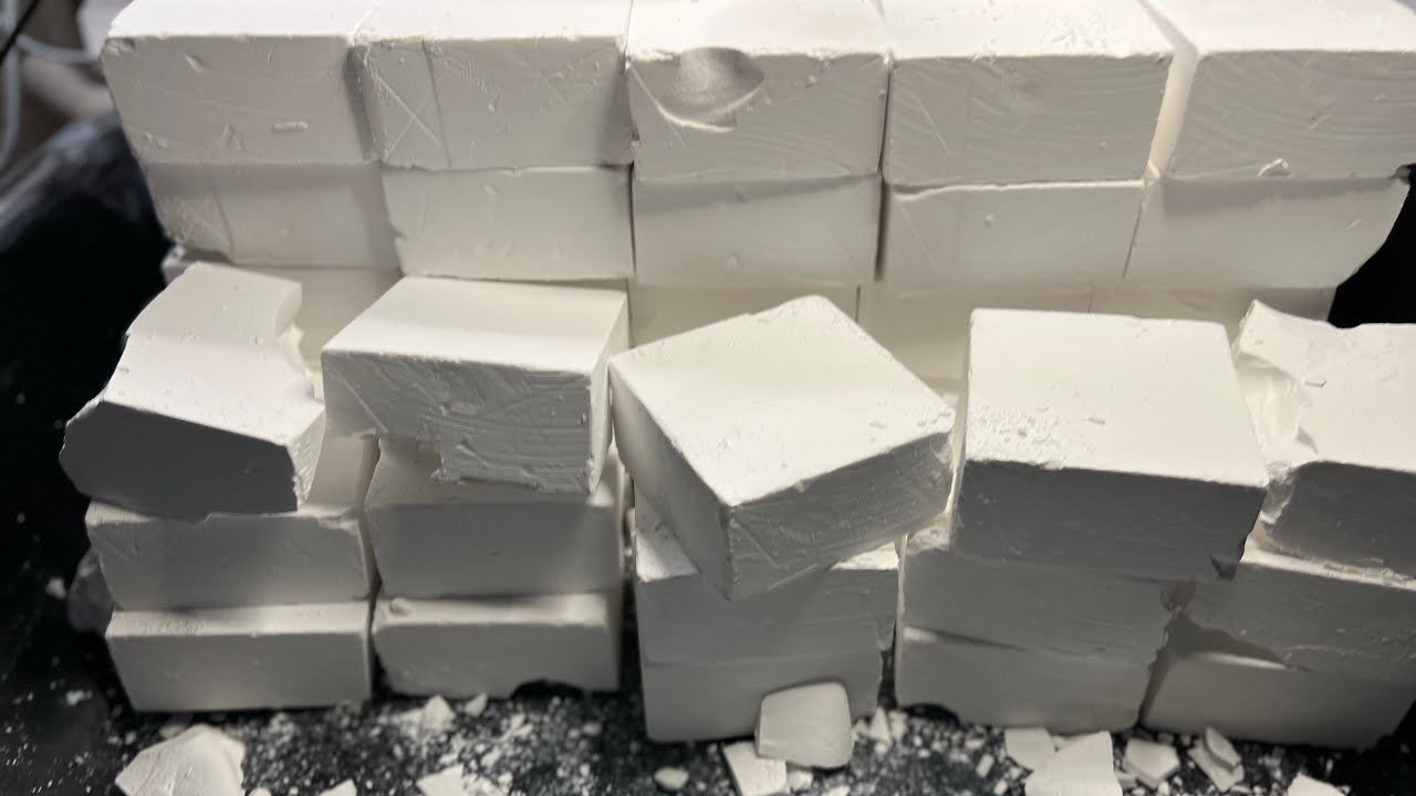 40 block crush for my birthday!!! Lucious and buttery plain Jane gym chalk blocks