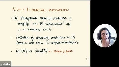 Asilata Bapat (ANU) - A Thurston compactification of Bridgeland stability space