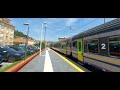 Regionale in arrivo alla Stazione di Pietra Ligure (visione particolare) 🚂 🚉