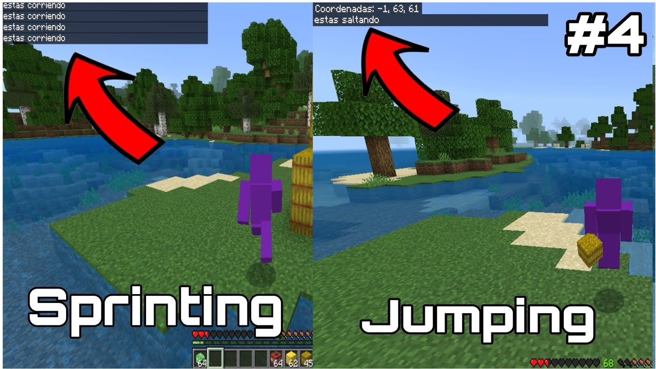 Cómo Detectar Acciones de Jugadores (Correr, Nadar, Saltar) "Minecraft BE API Beta" GETPLAYERS