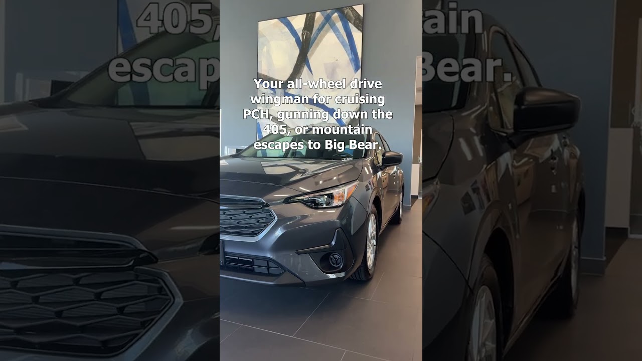 Come see the Subaru Impreza on our showroom floor!