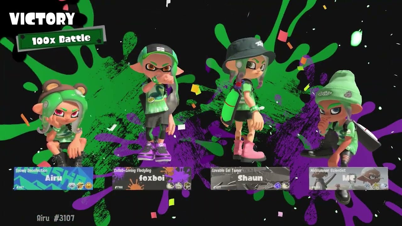 Splatoon 3: 13-0, N-ZAP '89 | Turf War (Splatfest - 100x Battle)
