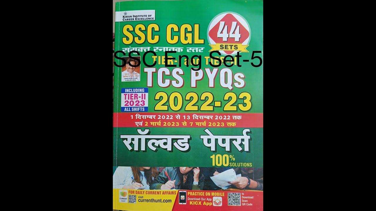 SSC cgl English set5 for all SSC exam. All SSC previous year, latest