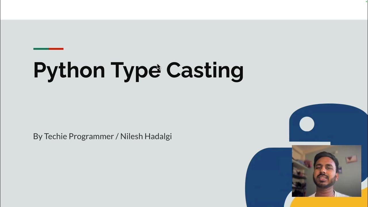 Type Casting in Python by techie Programmer - YouTube